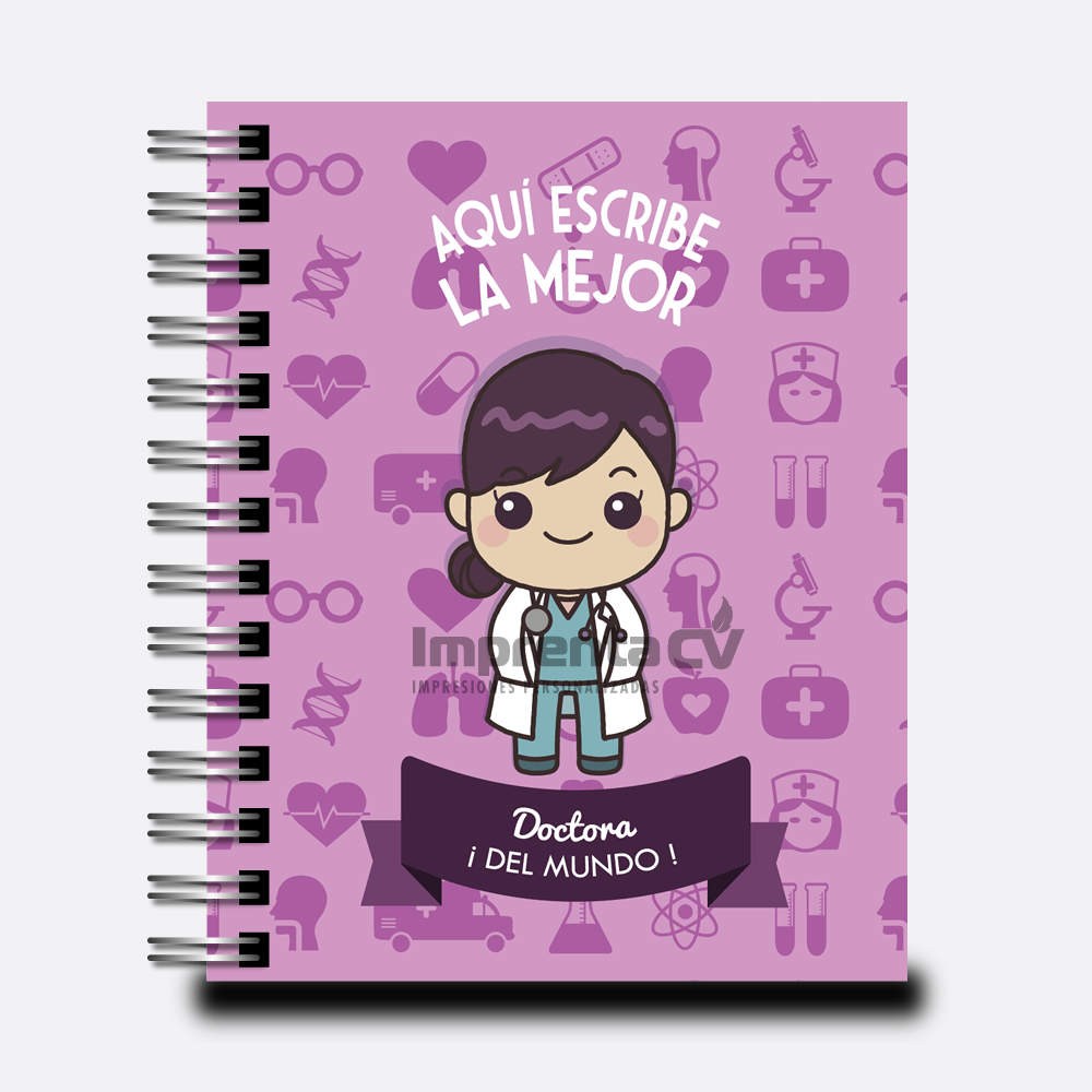 Cuadernos personalizados ByNovaluna doctoras, Cuaderno, productos