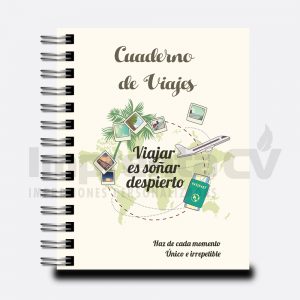 Cuaderno para Viajes o Vacaciones 05 - Imprenta CV - Imprenta en Estación  Central Metro Universidad de Santiago